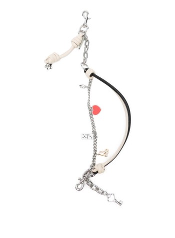 marc jacobs key ring unisexthe mini icon chain charm - 2p5sch005s03 978