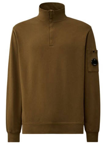 c.p.company sudadera hombre sweatshirts polo collar in light fleece - 19cmss102a002246g 683