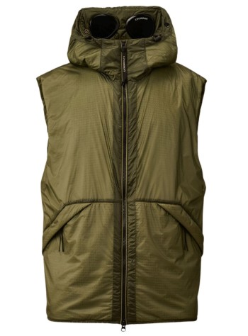c.p.company outerwear manvest in nada  shell - 19cmve167a110416u 612