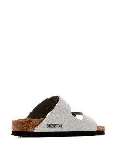 birkenstock sandal womanarizona syn - 1030127 shiny glitter silver