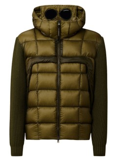 c.p.company outerwear manknitwear jacket in merino wool extrafine - 19cmkn185a006390m 652