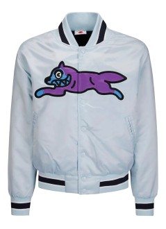 icecream outerwear hombre running dog satin bomber jacket - ic25203 ice blue
