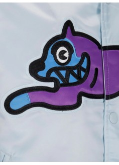 icecream outerwear hombre running dog satin bomber jacket - ic25203 ice blue