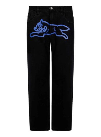 icecream denim manrunning dog double scoop denim pant - icd25203 black