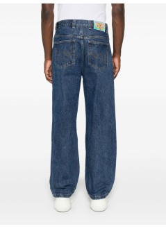 icecream denim manrunning dog double scoop denim pant - icd002 mid wash blue
