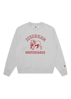 icecream sudadera hombre bulldog crewneck - ic25232 heather grey