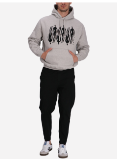by parra sudadera hombre connected guy - 54225 heather grey