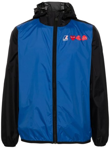 comme des garçons play outerwear hombre unisex jacket - azj505051 blue black