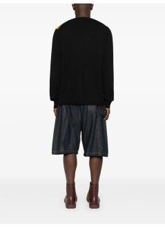 comme des garçons shirt punto hombre mens shirt knitted - fpn003w25 black