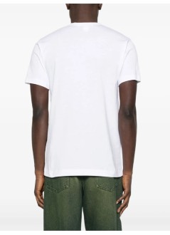 comme des garçons shirt camiseta hombre mens t-shirt knit - fpt012w25 white mix