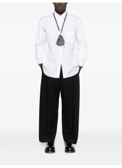 comme des garçons shirt camiseria hombre mens shirt woven - fpb037w25 white