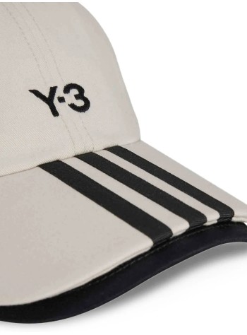 y3 gorras hombre y-3 stripes double brim cap - jm9041 talc 2