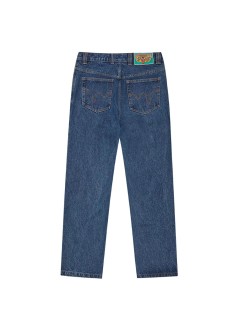 icecream pantalon jeans hombre running dog double scoop denim pant - icd002 mid wash blue
