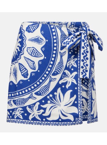 farm rio skirt womanocean scarf mini skirt - 341966 25066