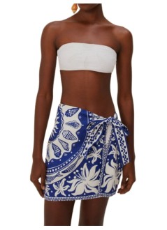 farm rio falda mujer ocean scarf mini skirt - 341966 25066