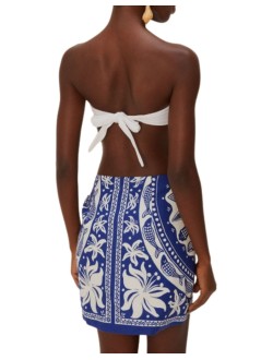 farm rio falda mujer ocean scarf mini skirt - 341966 25066