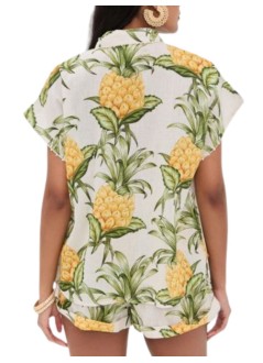 farm rio shirt womandelicate pineapple shirt - 336723 25029