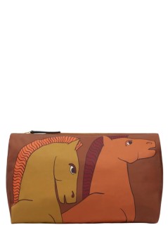 inoui editions luggage womancase trousse m cavale - pm22tc08m orange orange