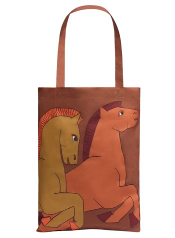 inoui editions handbag mujer shopper bag cavale - pm22shc08 orange orange