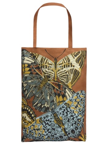 inoui editions handbag womanshopper bag papillons natural/naturel - pm22shp02 natural naturel