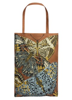 inoui editions handbag womanshopper bag papillons natural/naturel - pm22shp02 natural naturel
