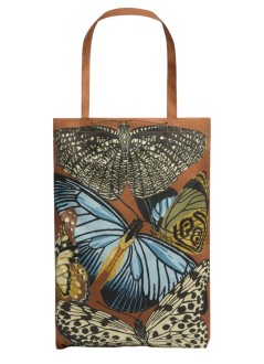 inoui editions handbag womanshopper bag papillons natural/naturel - pm22shp02 natural naturel