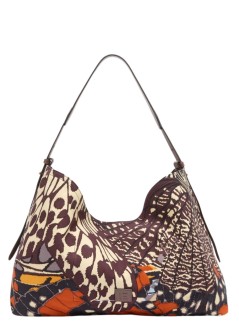 inoui editions handbag womanbag sac maxi campus papillons - ma22cpa02m natural naturel