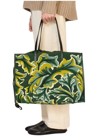inoui editions handbag mujer bag sac shopping leonard - ma22sle20 khaki kaki 2
