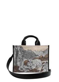 inoui editions crossbody womanbag sac nomade histoire - ma22nh01 black noir