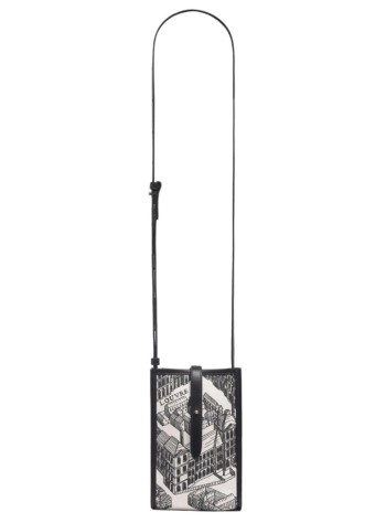 inoui editions crossbody womancase etui caprice louvre - pm22elo01 black noir