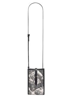 inoui editions crossbody womancase etui caprice louvre - pm22elo01 black noir
