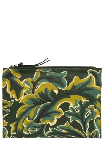 inoui editions clutch womanpouch pochette leonard - pm22le20 khaki kaki