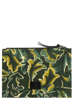 inoui editions clutch womanpouch pochette leonard - pm22le20 khaki kaki