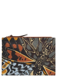 inoui editions clutch mujer pouch pochette papillons - pm22pa02 natural naturel