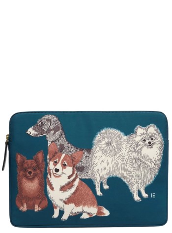 inoui editions accesorios tec unisex laptop cover pochette ordinateur 14 toutou - pm22lt34 duck blue bleu canard