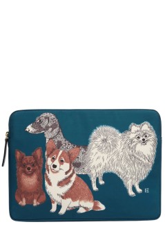 inoui editions accesorios tec unisexlaptop cover pochette ordinateur 14 toutou - pm22lt34 duck blue bleu canard