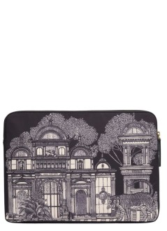 inoui editions accesorios tec unisex laptop cover pochette ordinateur 14 mirage - pm22lm01 black noir