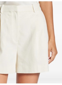 anine bing pantalon corto mujer trent short - a0511226cae6 cream