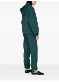 anine bing pantalon mujer karter jogger framed monogram - a0311675dkg27 emerald