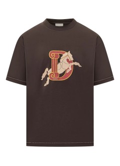 drôle de monsieur camiseta hombre le t-shirt d cheval - its267co195dbn dark brown