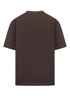 drôle de monsieur camiseta hombre le t-shirt d cheval - its267co195dbn dark brown