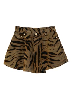 ganni falda mujer printed flock denim mini skirt - j1893 894