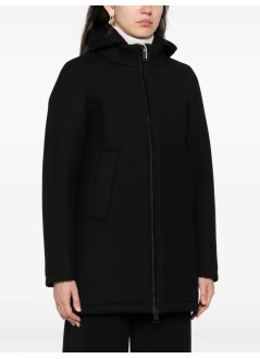 herno outerwear womana shape in scuba con cappuccio - gc000516d39501z 9300