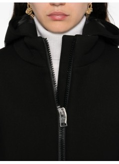 herno outerwear womana shape in scuba con cappuccio - gc000516d39501z 9300