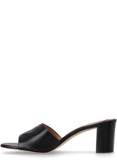 polo ralph lauren sandalia mujer everley heel sandals heel sandal - 802974364001 black