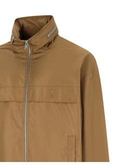 ami outerwear hombre jacket ami de coeur windbreaker - hjk828pl0039 298