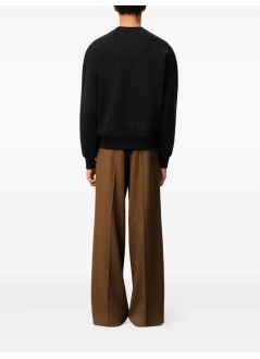 ami sweater mansweatshirt crewneck with adc patch - usw771747 001