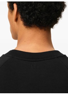 ami sweater mansweatshirt crewneck with adc patch - usw771747 001