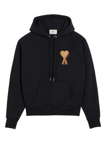 ami sweater mansweatshirt hoodie with adc patch - usw770747 001
