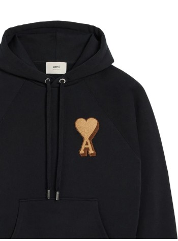 ami sweater mansweatshirt hoodie with adc patch - usw770747 001 2